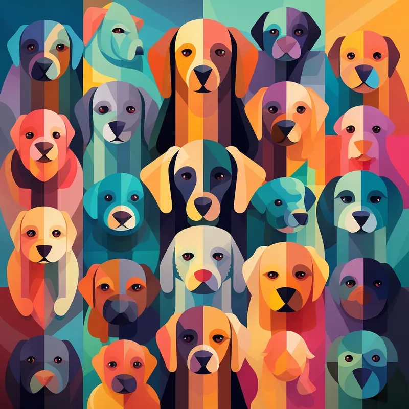 Colorful Animal Patterns Midjourney Prompt | PromptBase