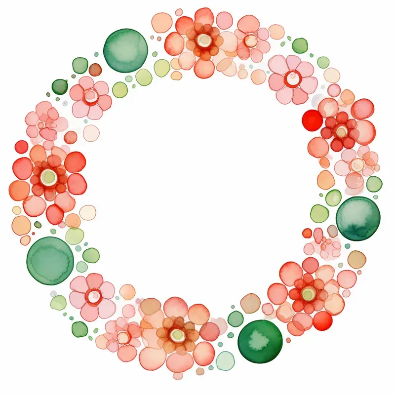 Watercolor Flower Wall Frames Midjourney Prompt | PromptBase