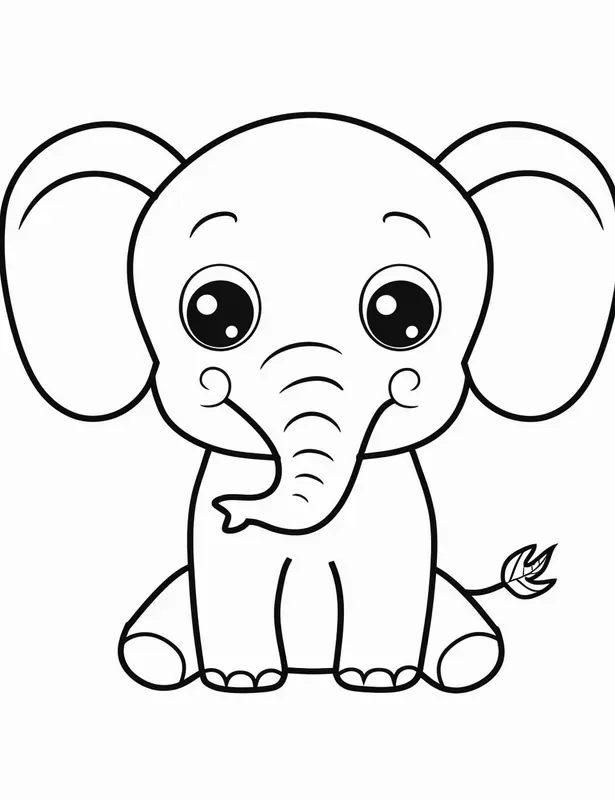 Oversized Cartoon Animal Coloring Pages Midjourney Prompt | PromptBase