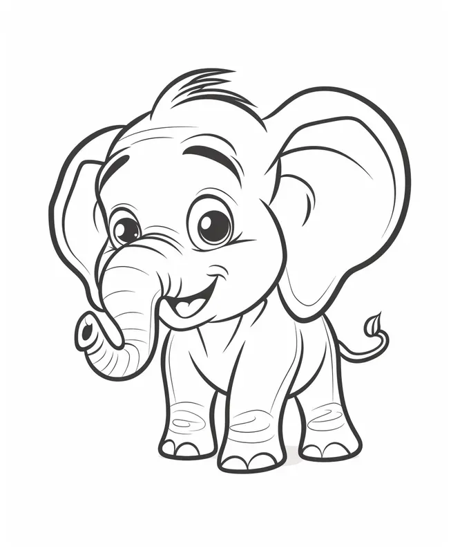 Animal Cartoon Coloring Pages Midjourney - 1711180560390b 800x800.webp