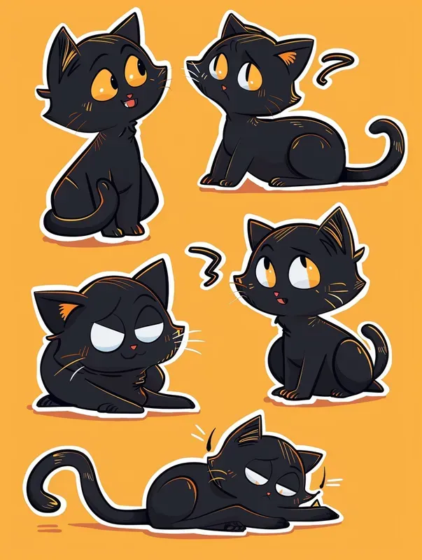 Cute Animal Vector Illustration Sets Midjourney Prompt | PromptBase