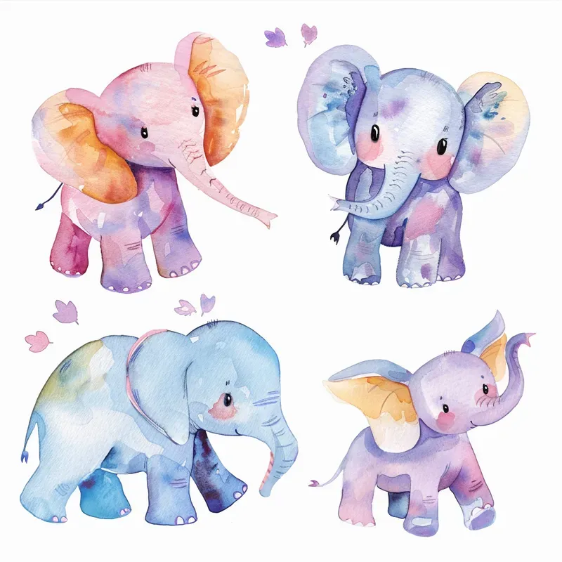 Boho Animals Clipart Sets Midjourney Prompt | PromptBase