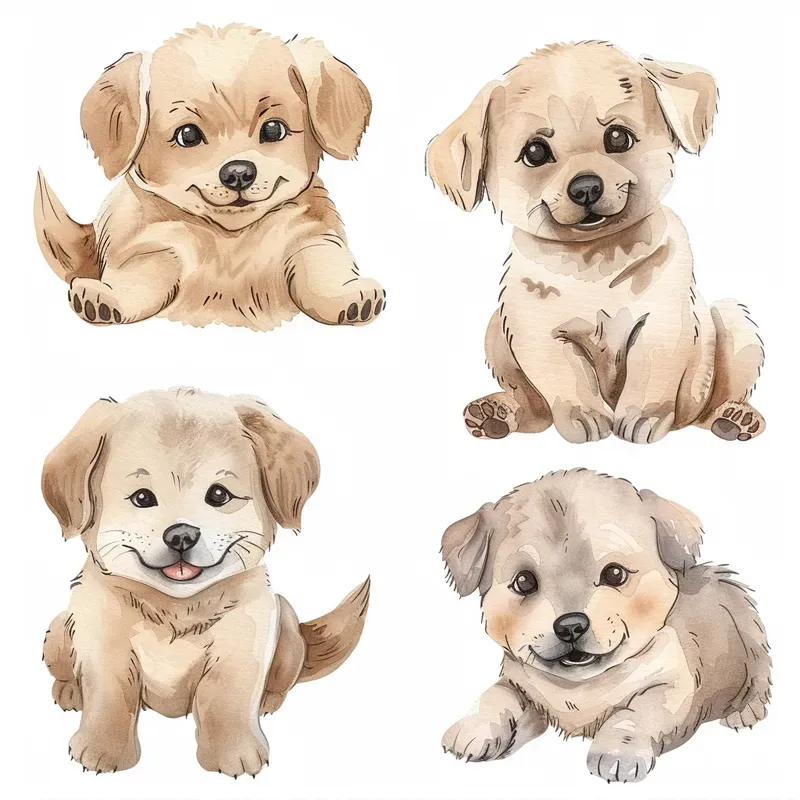 Boho Animals Clipart Sets Midjourney Prompt | PromptBase