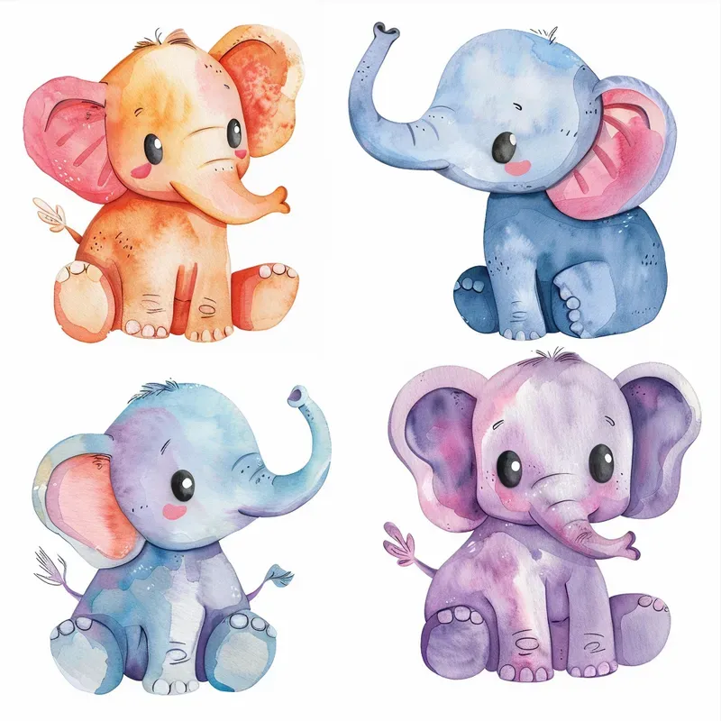 Boho Animals Clipart Sets Midjourney Prompt | PromptBase