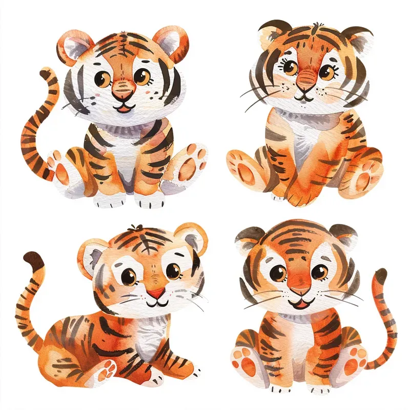 Boho Animals Clipart Sets Midjourney Prompt | PromptBase