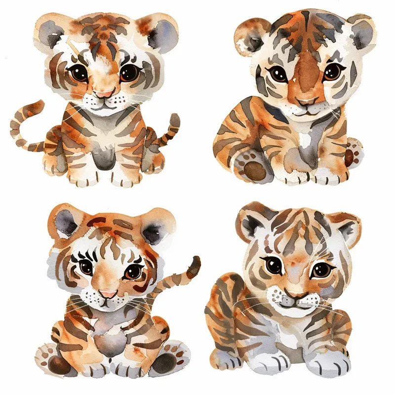 Boho Animals Clipart Sets Midjourney Prompt | PromptBase