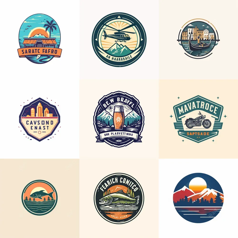 Badge Logo Designs Midjourney Prompt PromptBase