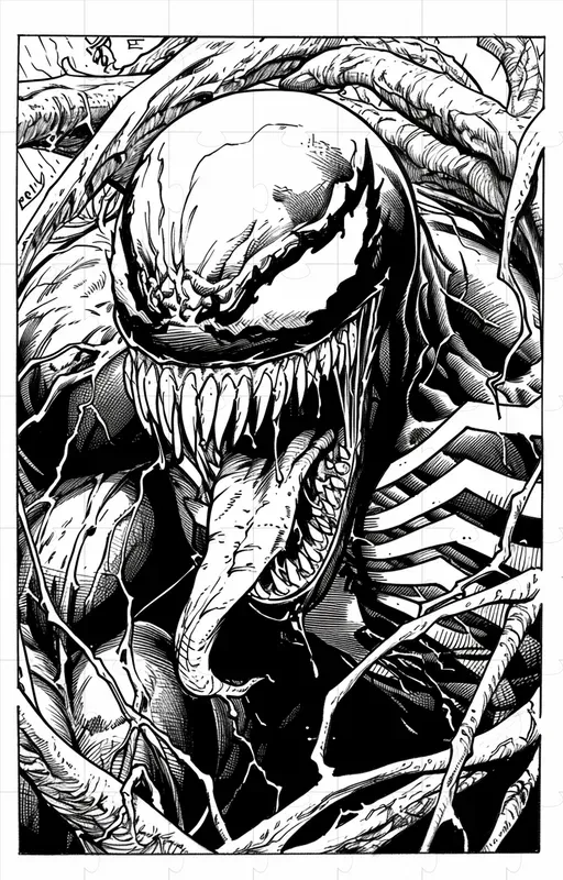 Marvel Comics Coloring Pages For Adults Midjourney Prompt | PromptBase