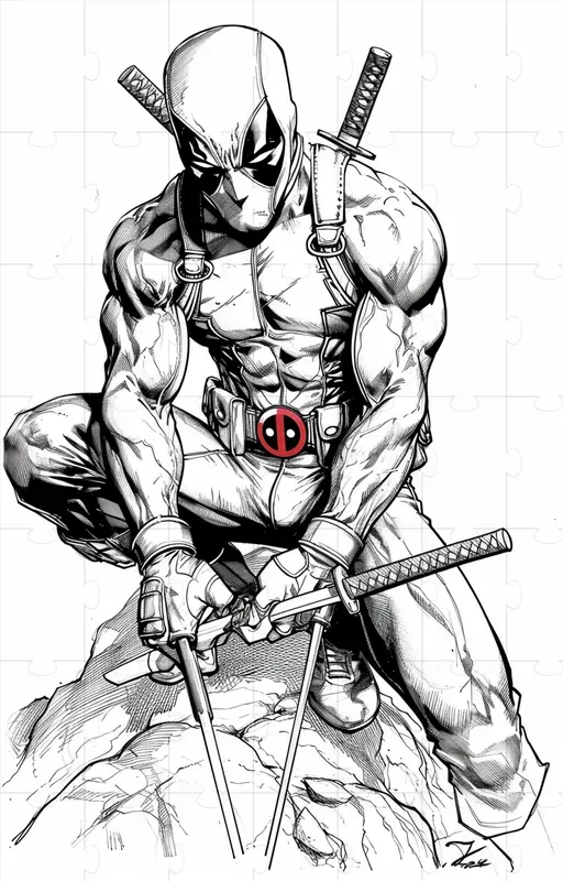 Marvel Comics Coloring Pages For Adults Midjourney Prompt | PromptBase