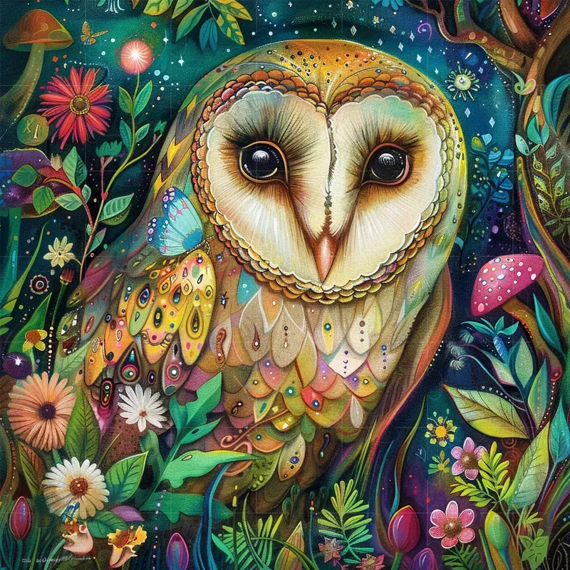 Whimsical Illustrations Of Animals Midjourney Prompt | PromptBase