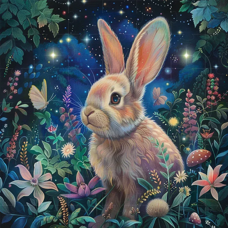 Whimsical Illustrations Of Animals Midjourney Prompt | PromptBase