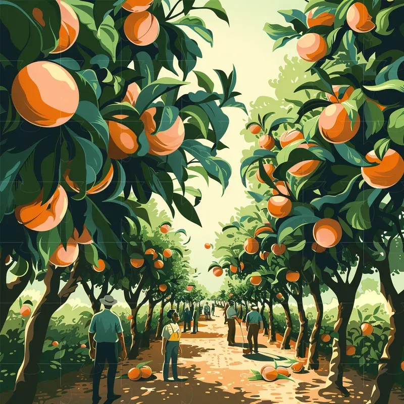Fruit Inllustrator Adobe Illustrator Fruit Illustrations Midjourney Prompt | PromptBase