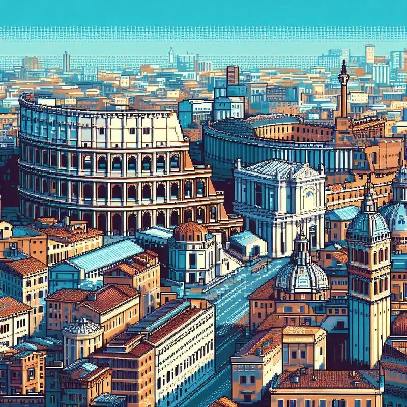 Pixel Famous Cities DALL·E Prompt | PromptBase