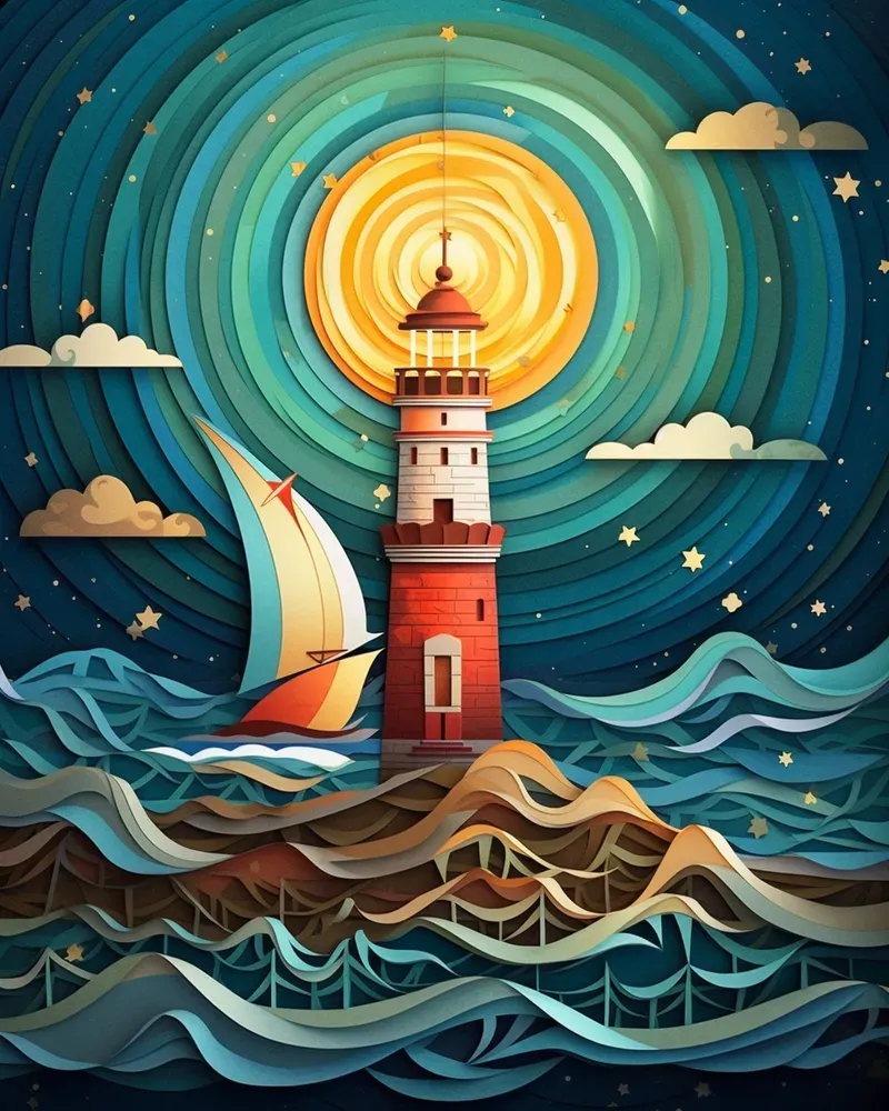 Quilling Paper Art Midjourney Prompt PromptBase