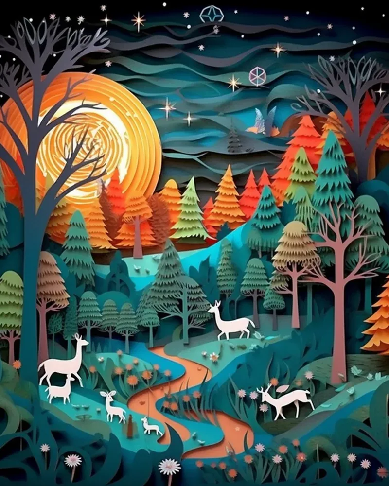 Quilling Paper Art Midjourney Prompt PromptBase