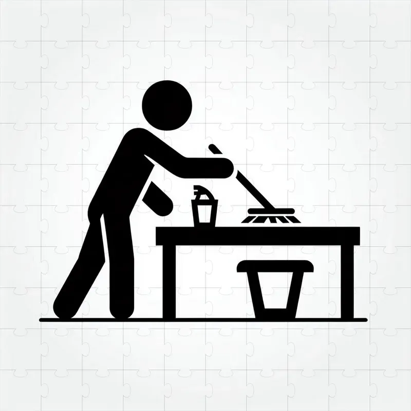 Minimalist Black Figures In Action DALL·E Prompt | PromptBase