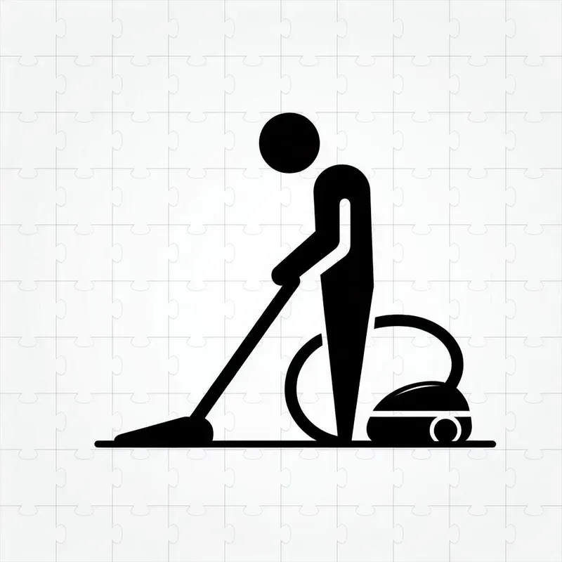 Minimalist Black Figures In Action DALL·E Prompt | PromptBase