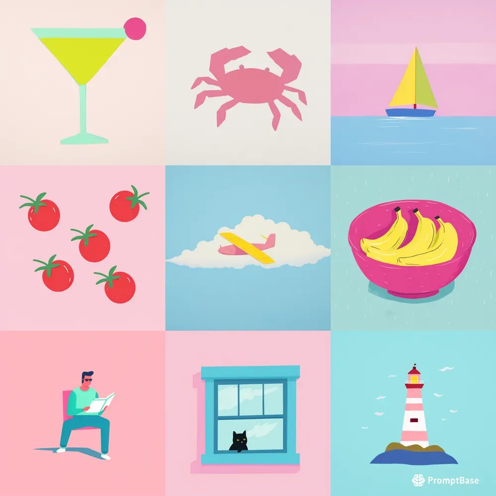Simple Vector Illustrations Midjourney Prompt Promptbase Simple Vector Illustrations Midjourney Prompt Promptbase