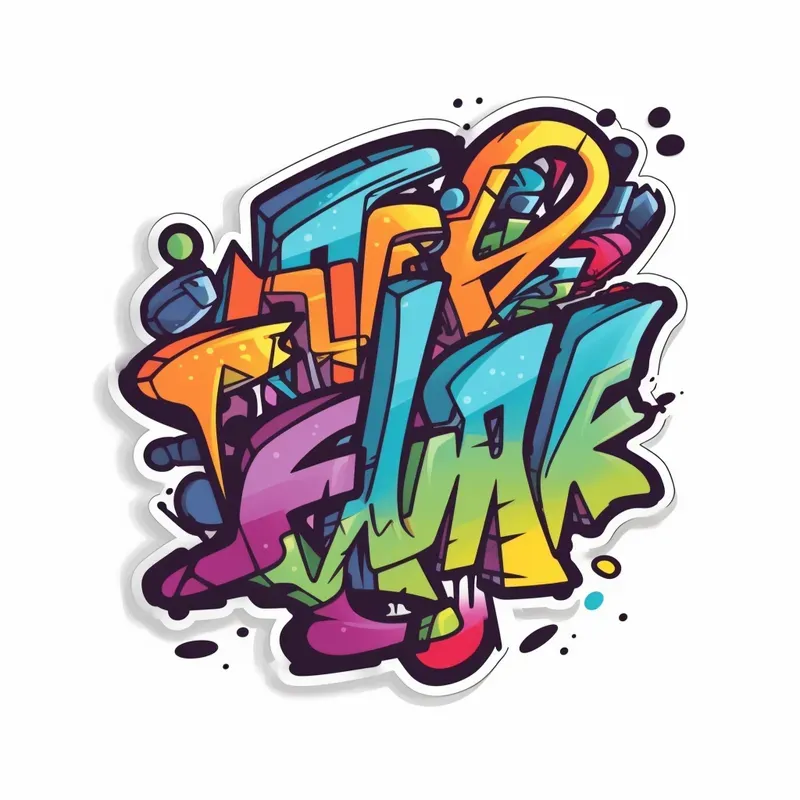 Graffiti Stickers Midjourney Prompt PromptBase
