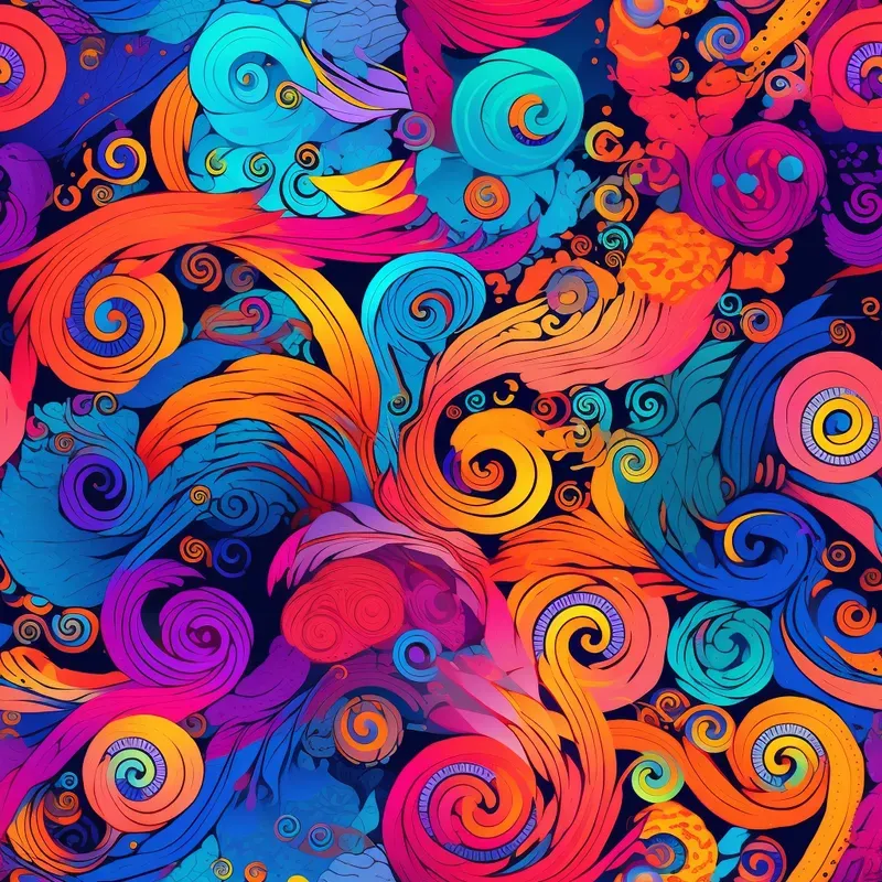 Psychedelic Patterns Midjourney Prompt | PromptBase