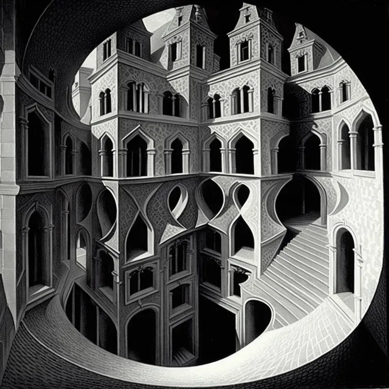 希少　A Journey Through Illusions Motion illusion-like patterns extracted from photo and art
