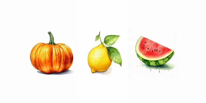 Food Watercolor Art Design Bundle | PromptBase