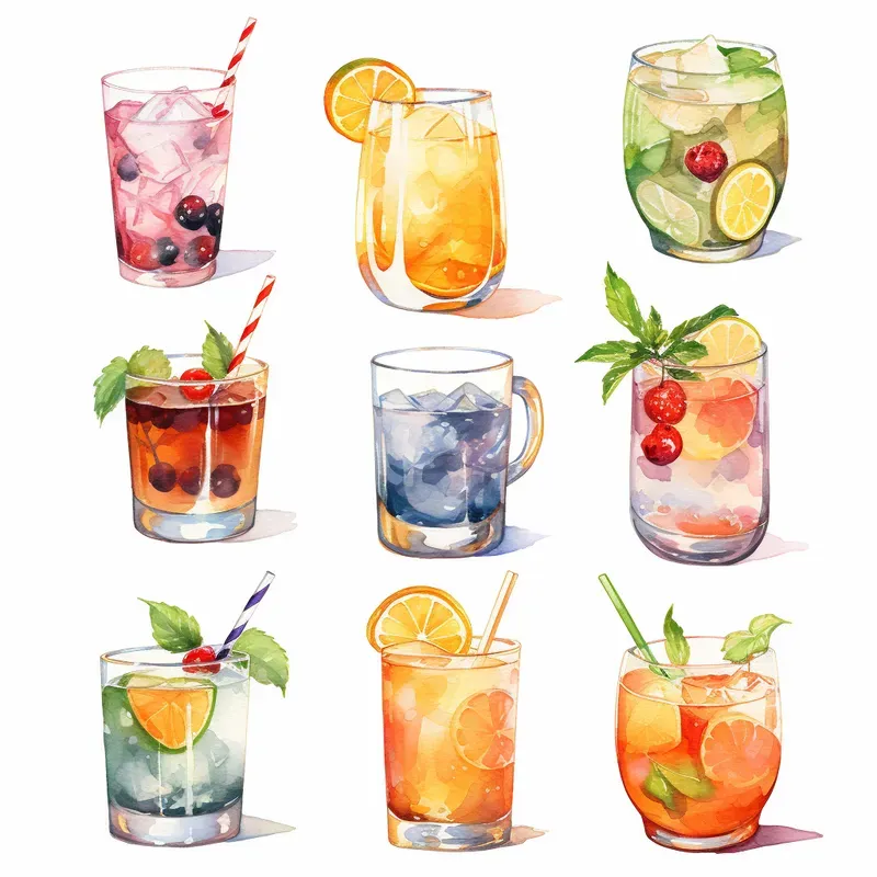 Watercolor Collections For Any Subject Midjourney Prompt | PromptBase