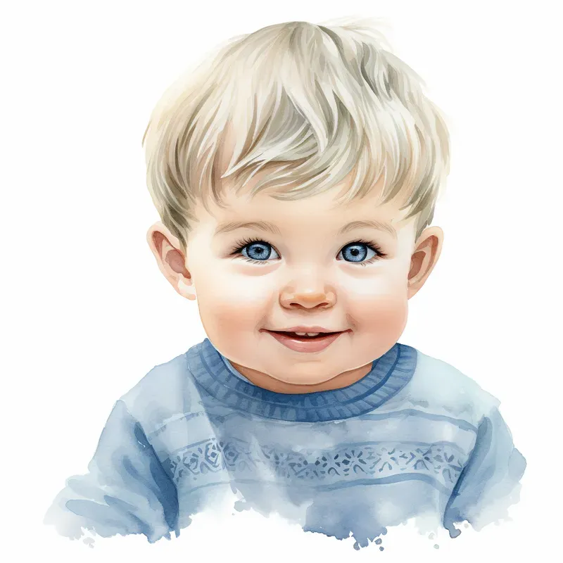 Baby Shower Watercolor Cliparts Drawings Midjourney Prompt | PromptBase
