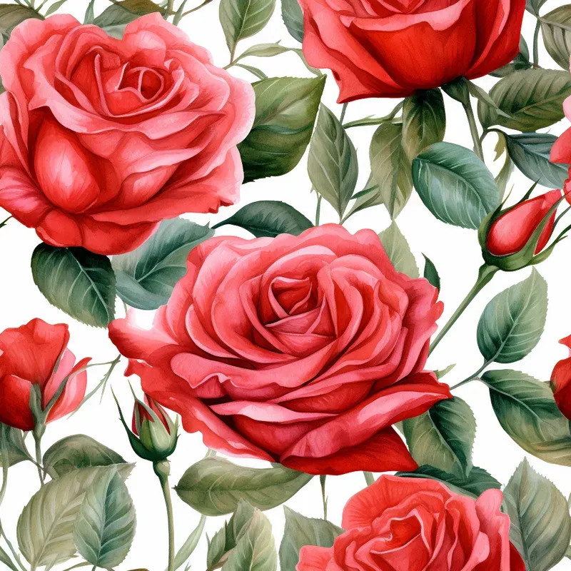 Watercolor Floral Patterns Flower Tiles Midjourney Prompt | PromptBase