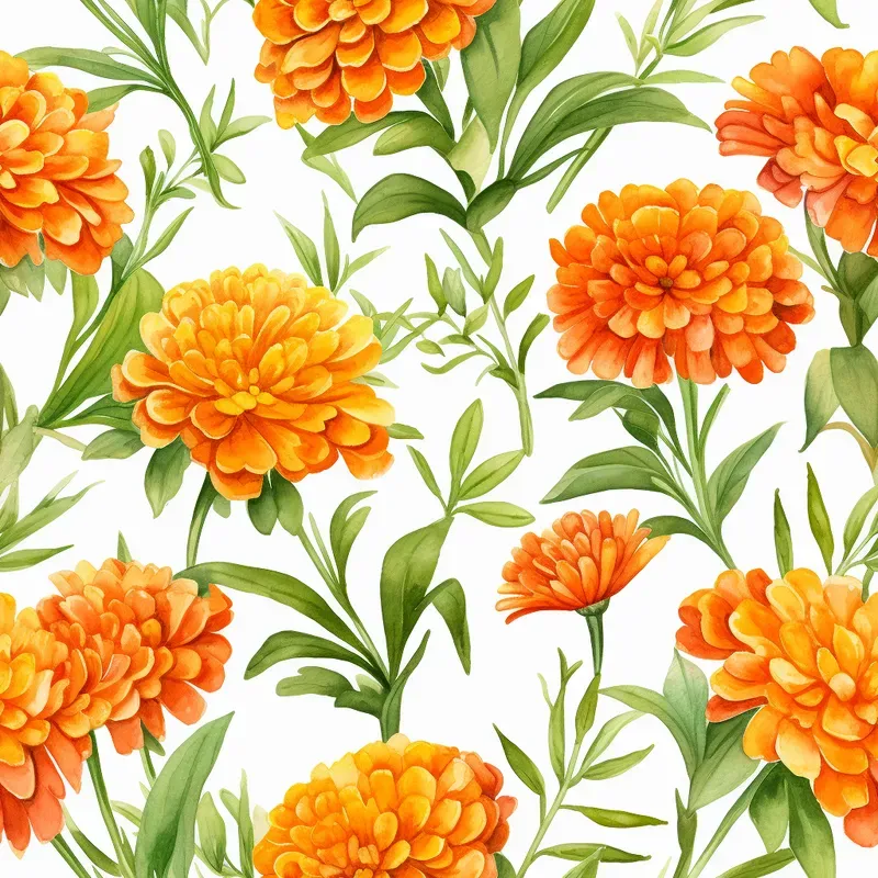 Watercolor Floral Patterns Flower Tiles Midjourney Prompt | PromptBase