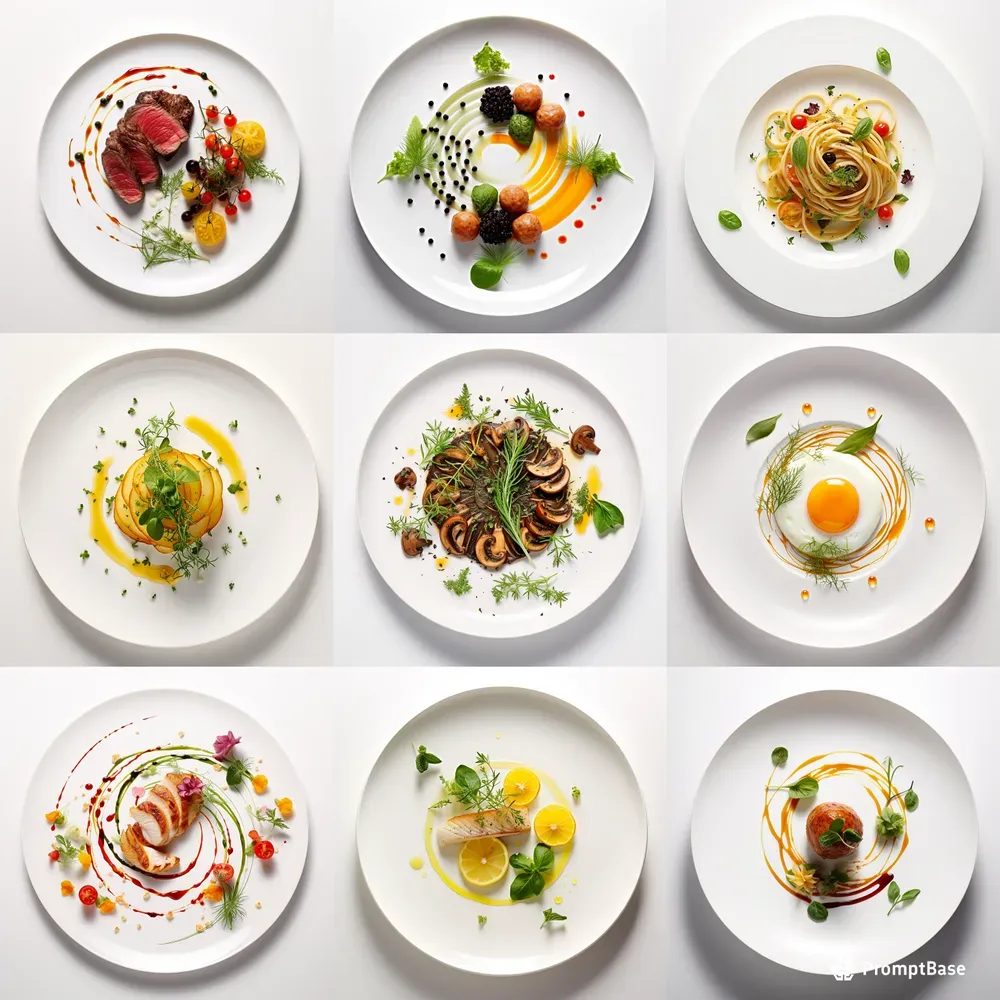 Masterchef Plate Garnish Ideas Midjourney Prompt PromptBase