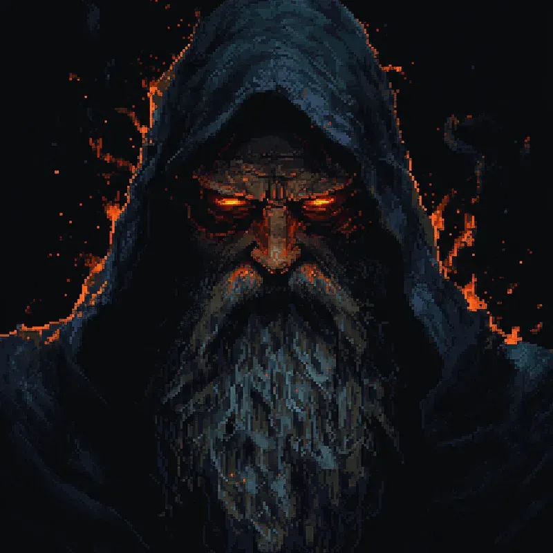Pixel Art NFT Dark Fantasy Portraits Midjourney Prompt | PromptBase