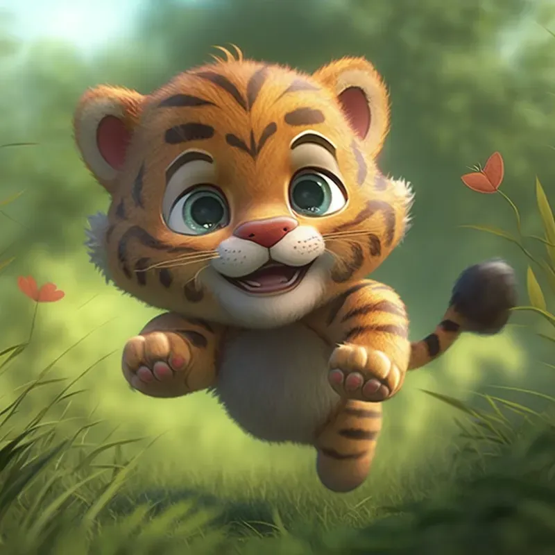Realistic Pixar Cute Animals Midjourney Prompt | PromptBase