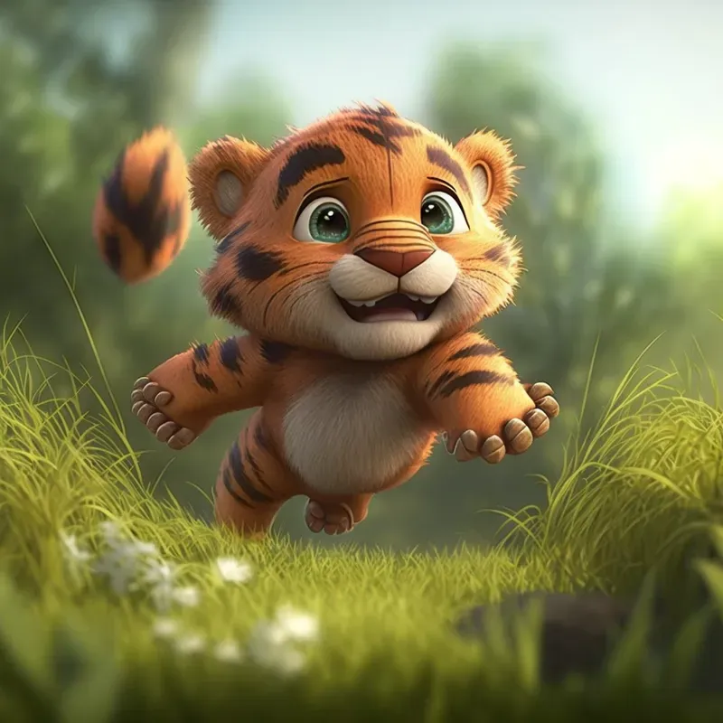 Realistic Pixar Cute Animals Midjourney Prompt | PromptBase