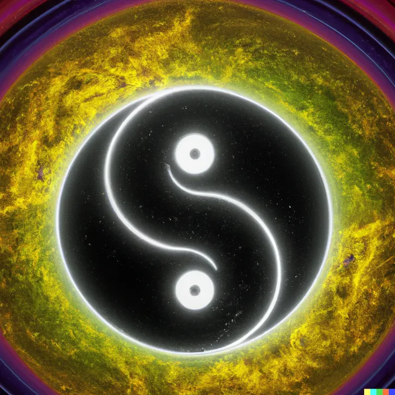 Epic Yin Yang Wallpapers DALL·E Prompt | PromptBase