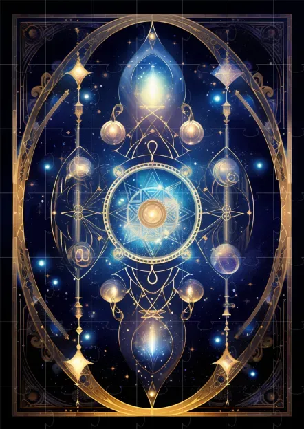 Sacred Geometry Playing Cards Midjourney Prompt Promptbase