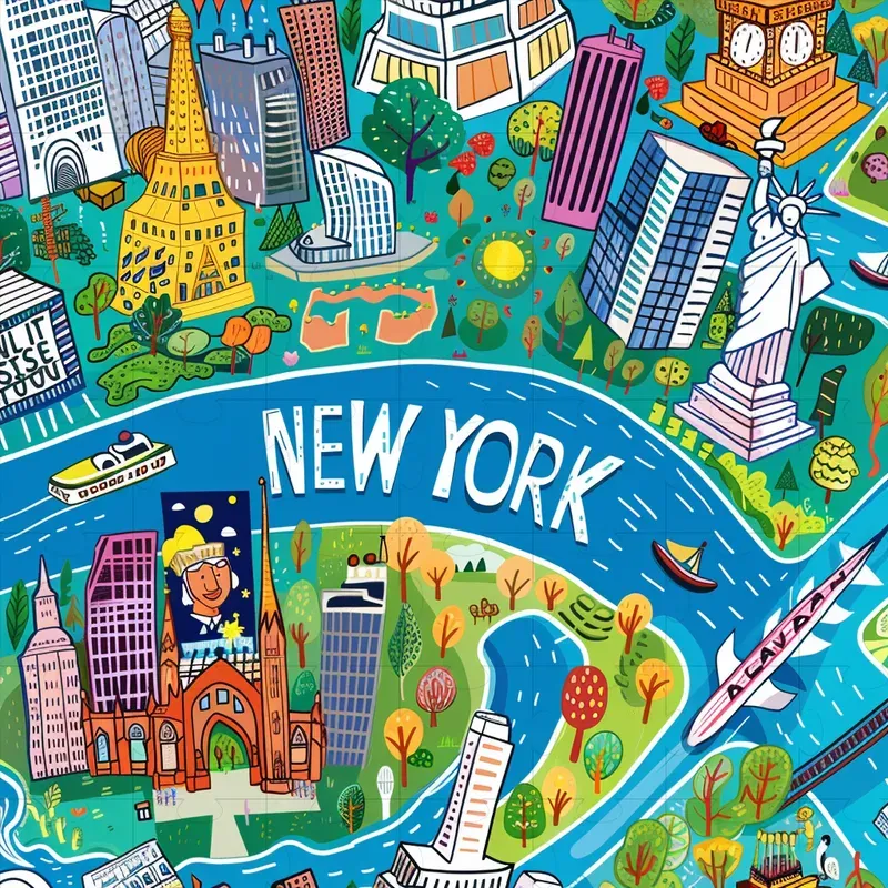 Colorful Maps For Childrens Books Midjourney Prompt | PromptBase