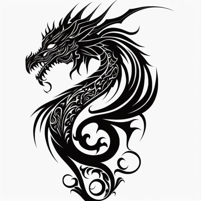 Tribal Tattoo Templates Midjourney Prompt PromptBase