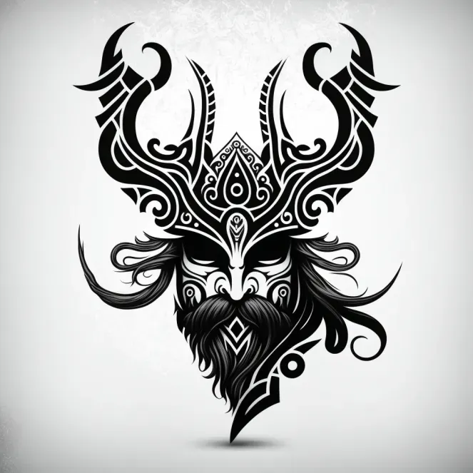 Tribal Tattoo Templates Midjourney Prompt PromptBase