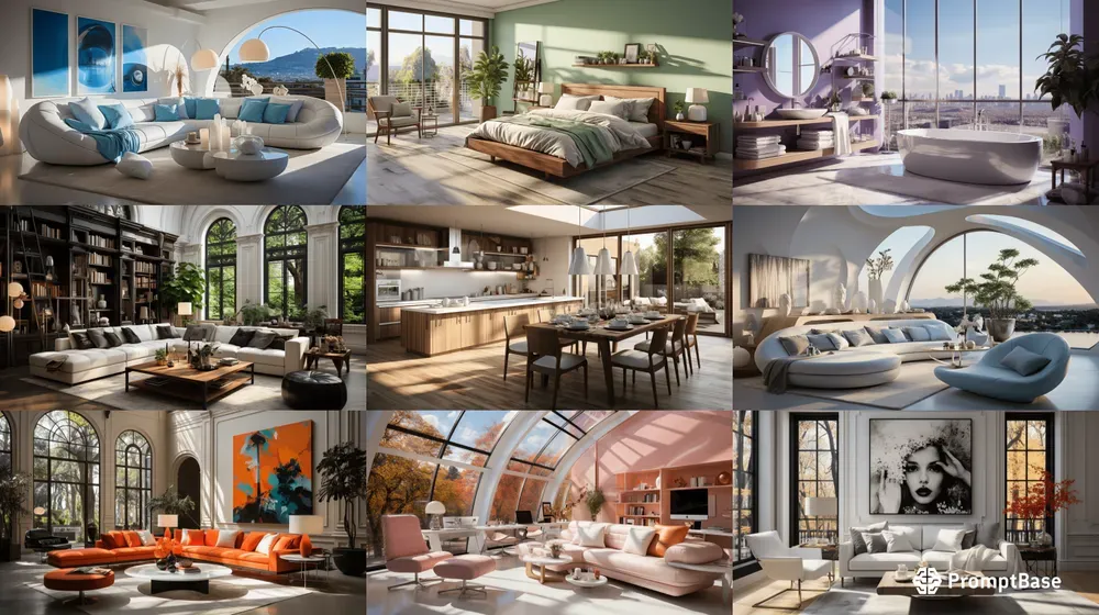Professional 3D Interior Designs Midjourney Prompt | PromptBase