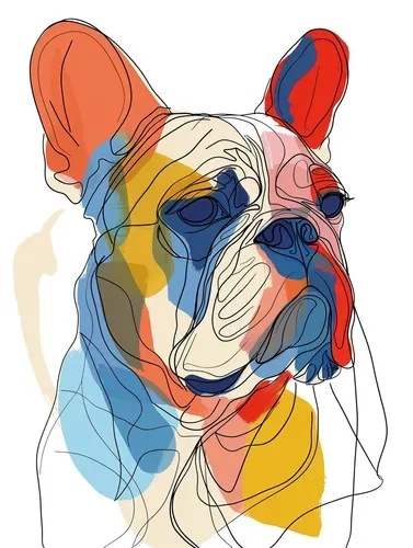 Colorful One Line Drawing App | PromptBase