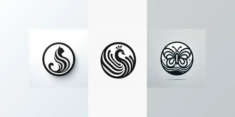 Smooth And Flowing Lines Logos Generator App | PromptBase