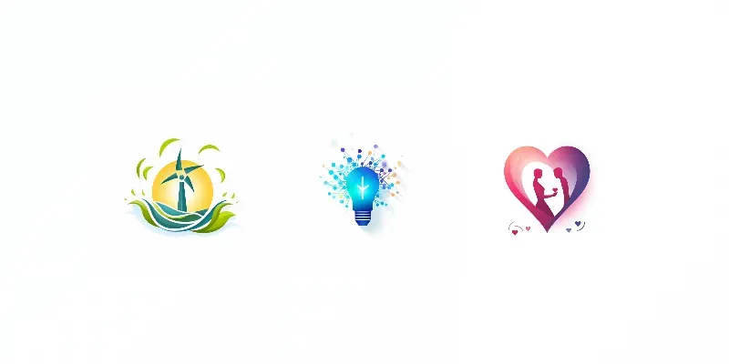 Flat Vector Logos Midjourney Prompt | PromptBase