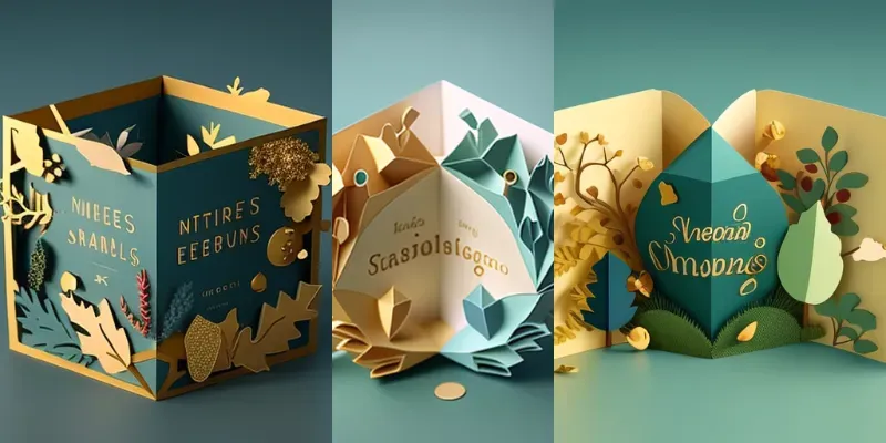 Paper Cards Midjourney Prompt | PromptBase