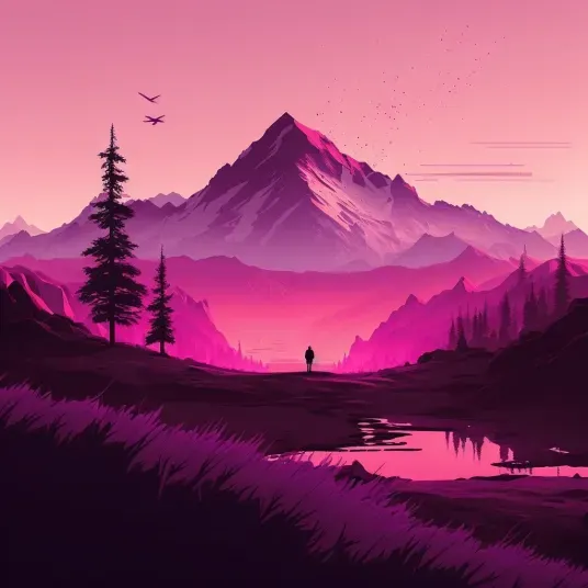 Vector Landscapes Midjourney Prompt | PromptBase