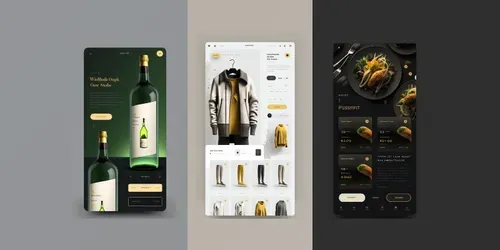 Futuristic App Ui Ux Design Mockups Midjourney Prompt | PromptBase