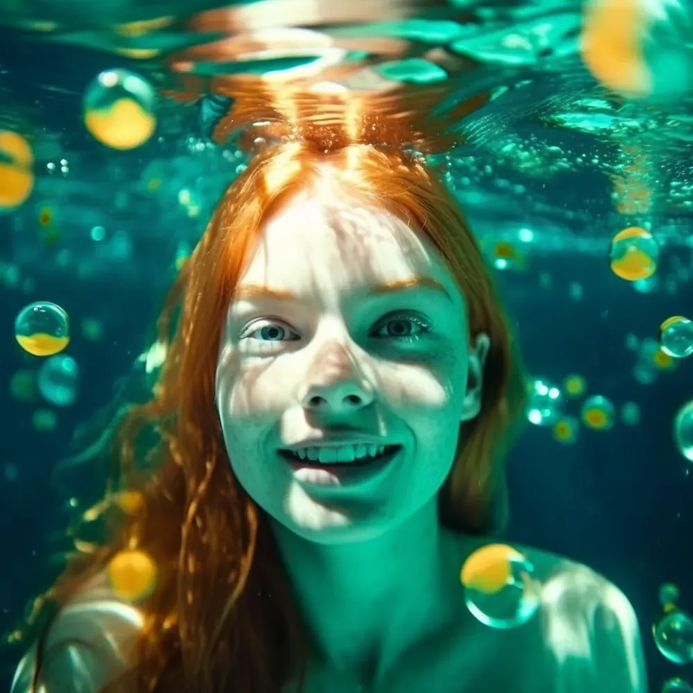 Portrait Underwater Photography Midjourney Prompt PromptBase