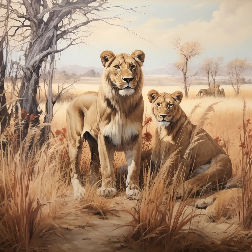 Lions Prides Midjourney Prompt PromptBase