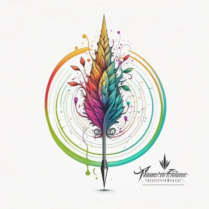 Hand Drawn Colourful Logo For Your Brand Midjourney Prompt | PromptBase