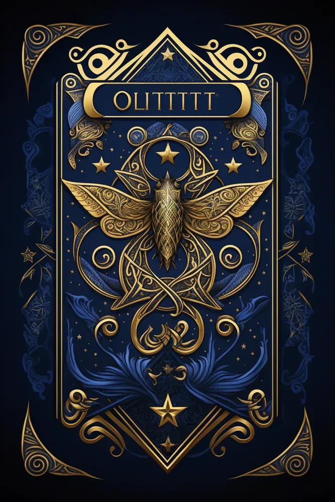 Cthulhu Tarot Card depicting cosmic horror and chaos
